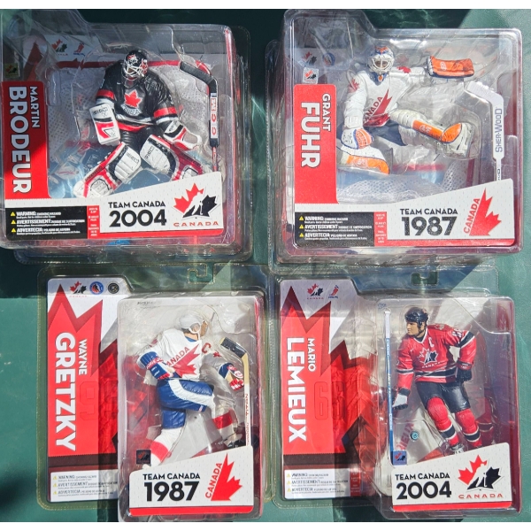 McFarlane Team Canada Hockey Figures Lot of 4