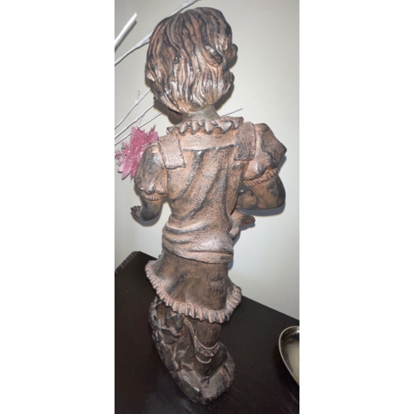 Begging Child Statue / Idol 17T Plaster 