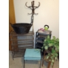 Image 1 : Collection Of Home Decor  Stacking Stools, Shoe Racks, Basket & Wicker Laundry Hamper