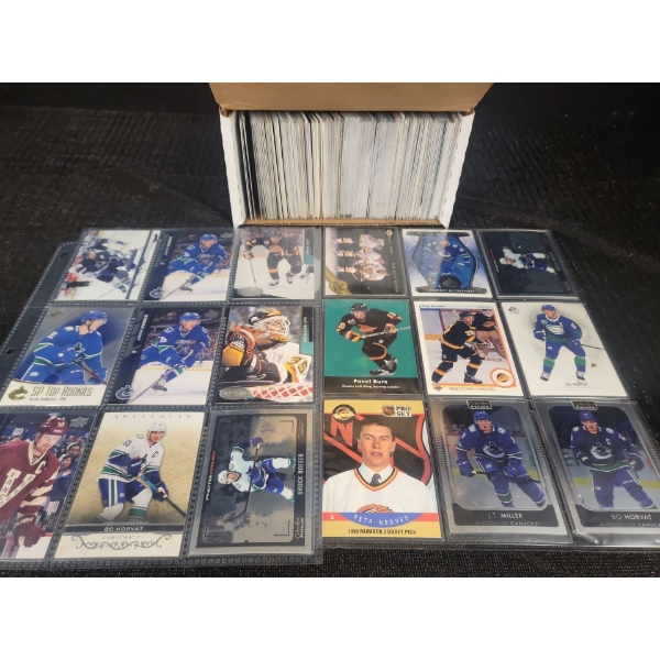 Vancouver Canucks, 400~ Card Count, Mostly Hobby Box