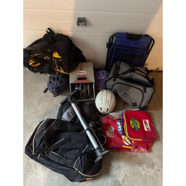 Bike Helmets, Moutain Backpack, Air Pump and More! 