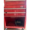 Image 1 :  red rolling two piece tool box with all consents