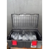 Image 1 : Large Plastic Tote w/ Large Inflatable Tobin Sports  Boat 