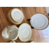 Image 2 : Haviland Limoges - 22K Gold Embellished Fine Porcelain- Tea Set