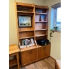 Image 1 : Corner Oak shelving set three pieces in total all very well handcrafted ready for Home or Library 