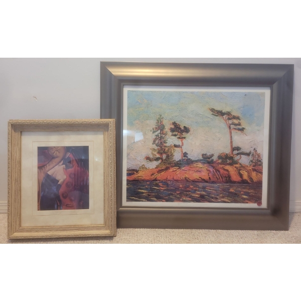 Tom Thompson's "Split Rock" Print 562/895 & Trish Brittle's Reflection Print