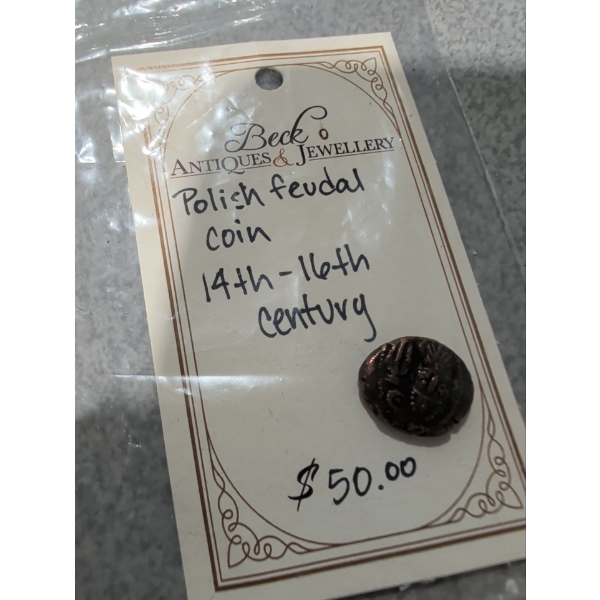 Polish Feudal Coin - 14th-16th Century Currency