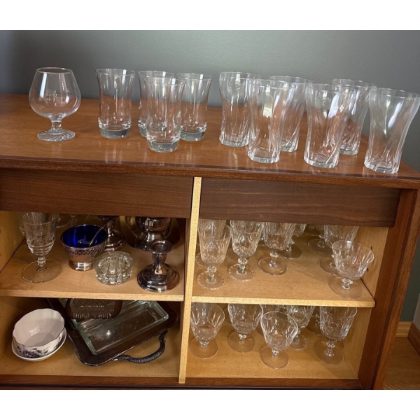 Glassware, Crystal, Kitchenware Collection 