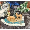 Image 9 : Holiday Village Display Set With Illuminated House and Accessories