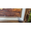Image 4 : Original Signed Landscape Painting on Canvas with Ornate Frame