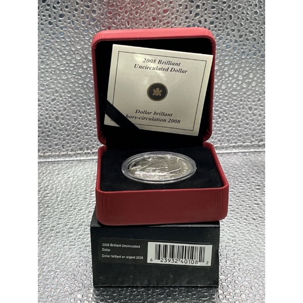 2008 Canadian 400th Anniversary of Quebec City  Silver Dollar 25.175g 92.5% Silver			