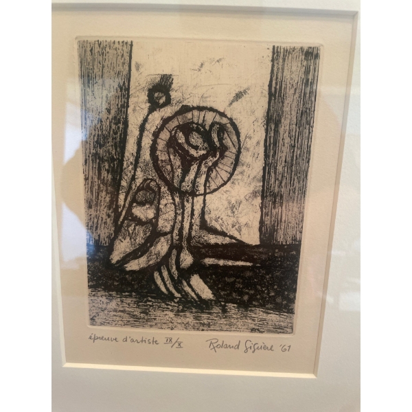 Roland Giguère 1929–2003 Artist Proof 9/10  La Fleur Du Mal