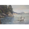 Image 2 : Fishing Boat Painting by Evelyn Napper 30 X 24