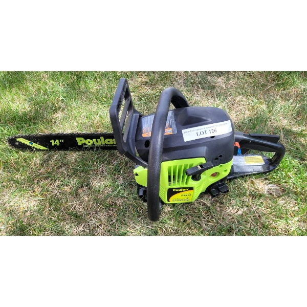Poulan Gas Powered 14 Inch Chainsaw