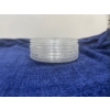 Image 2 : 8 Crystal Plates - 6.25" Diameter