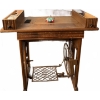 Image 2 : Empe Treadle Sewing Machine Table with Drawers and Accessories