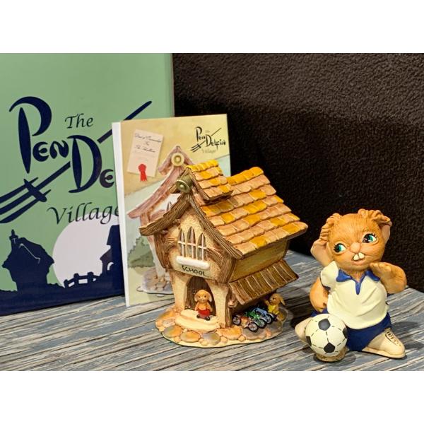 Pen Delfin Figures -  'Old School House' (5T) & 'Striker'