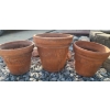 Image 1 : 3 Terra Cotta Planters 20T (Damaged See Photo)