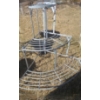 Image 3 : Outdoor Plastic Birdbath 19" Diameter, 28 T, Plastic Fleur-de-Lys 19 X 12, Plant Stand and More!