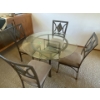 Image 1 : Dining Room Set 4 Chairs and Glass Table.