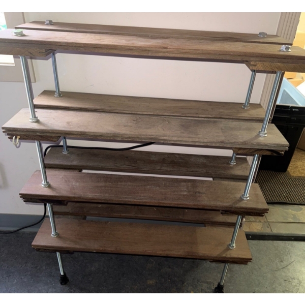 Vintage Wooden Shelf/Plant Stand  31x28"tall