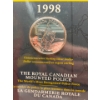 Image 2 : 1998 Silver Dollar and Collector Pin Set RCMP 92.5% Silver 27.575g