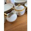Image 4 : Haviland Limoges - 22K Gold Embellished Fine Porcelain- Tea Set