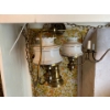 Image 5 : Collection of Chandeliers, Ceiling Mounted Light Fixtures, and a Desk Lamp