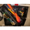 Image 3 : Garage Essentials - 4 Foot Level Flash Lights Tool Tote w/ Contents & more
