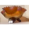 Image 1 : Carnival Glass Footed Candy Dish 4T