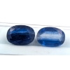 Image 2 : 16.86 ct Certified Blue Kyanite gemstone Pair ($13,488 Appraisal)