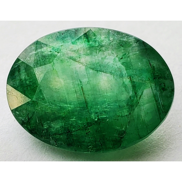 Emerald (12.2 ct, 17.3×13.6×8 mm)