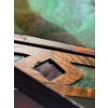 Image 4 : Rockford Light Furniture Co. Stained Glass Table Lamp, Patented in 1911 - 21In Tall 