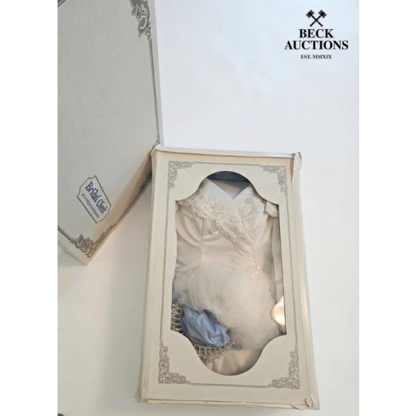 Wedding Dress + "Bridal Chest" storage box used to preserve a wedding dress