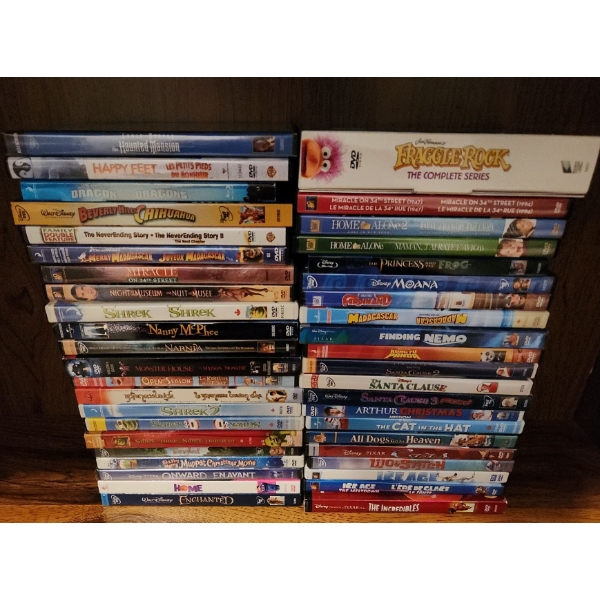 Blockbuster DVD's Including: Family Titles, Fraggle Rock