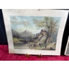 Image 2 : J. Hoover Philada "The Old Mill" & "Indian Lake Adirondacks" Prints 20Wx16.5H