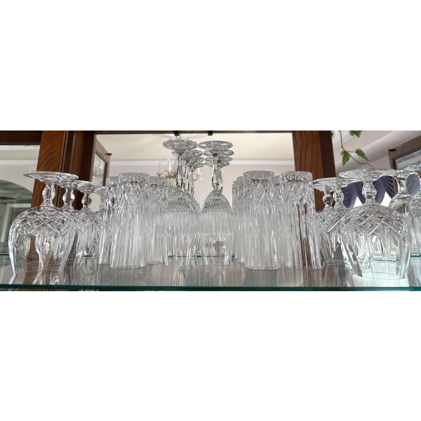 Assortment of High End Waterford Crystal Goblets, Snifters & Glasses