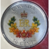 Image 2 :  Royal Canadian Mint's 2012 Queen's Diamond Jubilee 50 Cent Coin