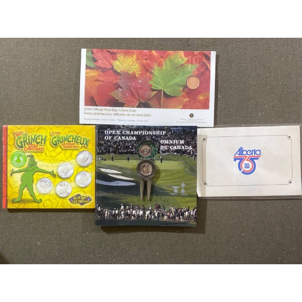 Commemorative Coins and Memorabilia Featuring Canadian and Themed Releases