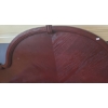 Image 3 : Mahogany Finish Bedframe 63 W, 82 D, 48 T, Mattress Included 
