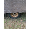 Image 7 : Wooden Flatbed Utility Trailer with Metal Frame