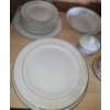 Image 8 : - Gallery by Inhesion Dinnerware, Decorative Covered Bowl w/ Painted Gold Design