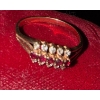 Image 3 : Stamped 10K Yellow Gold Ladies Ring Encrusted w/ Rubies & Diamonds