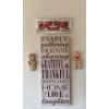 Image 1 : Home/Kitchen Decor Collection - Family Sign (38T), Home Sweet Home Mirror, Dough Couple