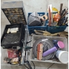 Image 1 : Garage Essentials Including: Hardware, Hand Tools, Dayton Ceramic Heater Model 1VNW9A and More! 