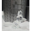 Image 2 : 2 Swarovski Crystals In Original Boxes 2 Foxes (1.5" & 3"T)