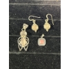 Image 1 : Collection of Pink Stone Pendants