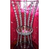 Image 4 : Decorative Jeweled Pedestol Chair w/ Budda Statues & More, Chair: 24 T