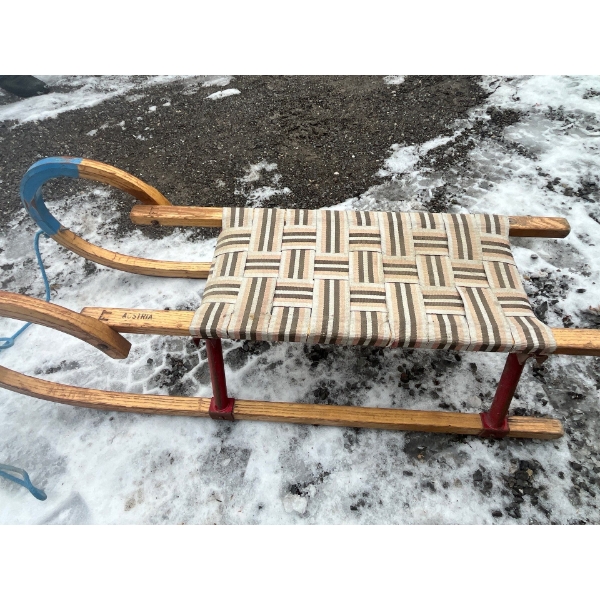 Antique Snow Sled in Amazing condition Made in Austria