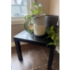 Image 1 : IKEA Lack Side Table 18'Tall w/ Live Potted Greenary Artifical Vine Plant & Assorted Planters